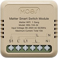 MOES Mini Matter Wifi Smart Switch 1gang - Switching Relay