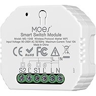 MOES Mini Matter Wifi Smart Switch 2gang - Switching Relay