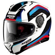 Nolan N87 Arkad N-Com Metal White 40 XL - Motorbike Helmet