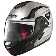 Nolan N90-2 Straton N-Com Flat Silver 16 L - Motorbike Helmet