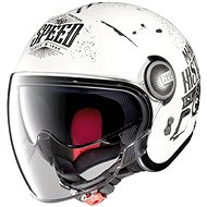 Nolan N21 Visor Scratched Flat White 29 M - Motorbike Helmet