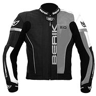 Berik LJ-10540-BK, Gray L - Motorcycle Jacket