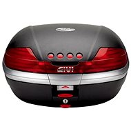 GIVI V46N Black Topcase 46L with Red Reflectors (Monokey) - Motorcycle Case