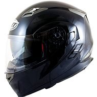 MT HELMETS Flux Solid (black, size M) - Motorbike Helmet
