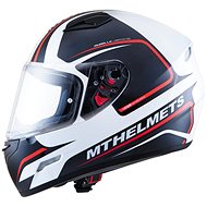 MT HELMETS Mugello Jerome (white / black / red, size 2XL) - Motorbike Helmet