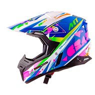 MT HELMETS Crazy Synchronous (White / Graphics, Size L) - Motorbike Helmet