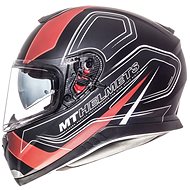 MT HELMETS Thunder 3 SV (black matt / red, size XL) - Motorbike Helmet