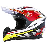 ZED X1.9 (white / black / red / yellow, size M) - Motorbike Helmet