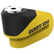 OXFORD zámok kotúčovej brzdy Quartz XD10, (žltý/čierny, priemer čapu 10 mm) - Zámok na motorku