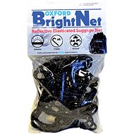 OXFORD flexible luggage net XL for motorcycles, (38 x 38 cm, black / reflective) - Support Net