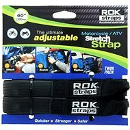 OXFORD straps ROK straps HD adjustable and reinforced, (black, width 25mm, pair) - Tie Down Strap