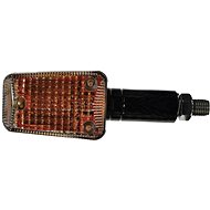 OXFORD Mini Flashlight Turn Signals (Orange Glass, Black Coat, Pair) - Motorbike Turn Signals