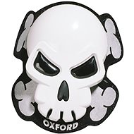 OXFORD skull sliders, (white, pair) - Knee Sliders