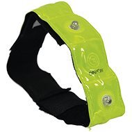 OXFORD Reflex Tape with 4 LEDs Bright Band Plus, (Yellow Fluo) - Reflective Element