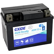 EXIDE BIKE Factory Sealed 3Ah, 12V, AGM12-4 (YTX4L-BS) - Motorcycle batteries