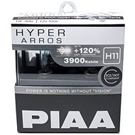 PIAA Hyper Arros 3900K H11 - 120% higher luminosity, increased brightness - Car Bulb