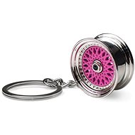Keyring - Cast Wheel, Pink - Keychain