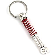 Keyring - shock absorber with red spring - Keychain