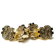 Gold Dollar Valve Caps, 4pcs - Valve Caps