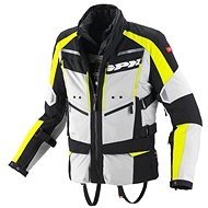 Spidi 4SEASON (light grey/black/yellow fluo, size XL) - Motorcycle Jacket