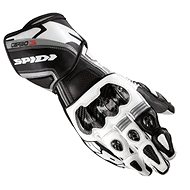 Spidi CARBO 3, (black / white, size M) - Motorcycle Gloves
