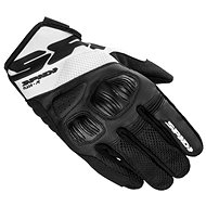 Spidi FLASH R EVO, (black / white, size XL) - Motorcycle Gloves
