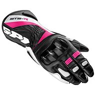 Spidi STS R LADY (black / white / pink size L) - Motorcycle Gloves