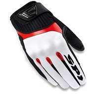 Spidi G-FLASH LADY, (white / black / red, size L) - Motorcycle Gloves
