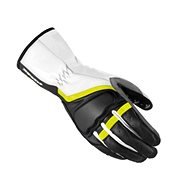Spidi GRIP 2, (black / white / yellow fluo, size XS) - Motorcycle Gloves