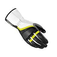 Spidi GRIP 2, (black / white / yellow fluo, size S) - Motorcycle Gloves