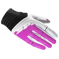 Spidi MEGA-X, (white / pink, size M) - Motorcycle Gloves
