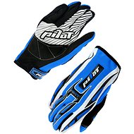 Pilot INJECTOR, black / blue / white S - Motorcycle Gloves