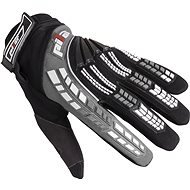 Pilot gloves, children, black / gray, size 4 - Motorcycle Gloves
