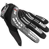 Pilot PIONEER, children's, black/grey, size 5 - Motorcycle Gloves