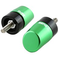 M-Style Diamond Kawasaki Weights - titanium gray - Handlebar Weights