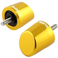 M-Style Diamond Yamaha Weights - Titanium Gray - Handlebar Weights