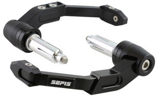 M-Style Protech CNC lever guards Aprilia - black - Lever Guards