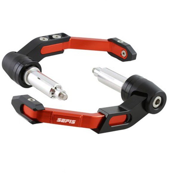 M-Style Protech CNC lever guards Aprilia - red - Lever Guards