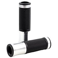 M-Style Solo Handles - Silver - Motorbike Grips