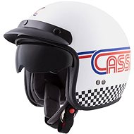 CASSIDA Oxygen Rondo, (White/Blue/Red/Black, Size L) - Motorbike Helmet