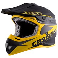 CASSIDA LIBOR PODMOL limited edition, (children black matt / yellow / gray, size S) - Motorbike Helmet