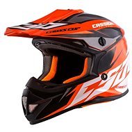CASSIDA Cross Cup Two Kids, (Orange Fluo/White/Black/Grey, Size L) - Motorbike Helmet