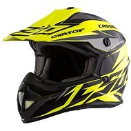 CASSIDA Cross Cup Two Kids, (Yellow Fluo/Black/Grey, Size L) - Motorbike Helmet