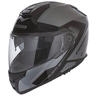 CASSIDA Velocity ST 2.1, (Silver Titanium/Black, Size M) - Motorbike Helmet