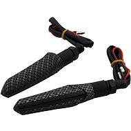 SEFIS Flow carbon LED Motorcycle Indicators - sequential - Motorbike Turn Signals