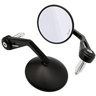 M-Style Rock Cafe Racer Mirror with a Handlebar Handle - Motorbike Mirror