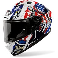 AIROH VALOR UNCLE SAM White/Blue/Red S - Motorbike Helmet
