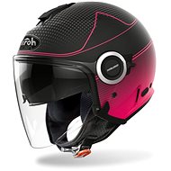 AIROH HELIOS MAP Black/Pink-Matte MC - Motorbike Helmet