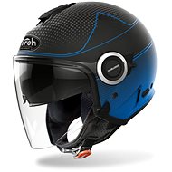 AIROH HELIOS MAP Black/Blue-Matte S - Motorbike Helmet