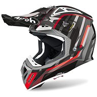 AIROH AVIATOR GLOW 2.3 AMS2 Grey/Black/Red L - Motorbike Helmet